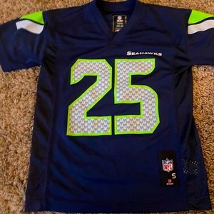 Youth boys Seahawks NFL Jersey small